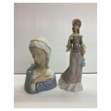 Two Lladro Porcelain Figurines...see description