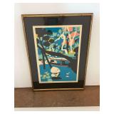 Hide Kawanishi "The Pond" Woodblock Print