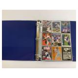 Baseball Trading Cards in Binder....11 Pages
