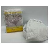 Two Twin Size Soft and Lofty Mattress Pads