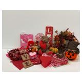 Variety of Seasonal Decorative Items