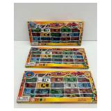 Three New Auto World 25-Piece Die Cast Metal and Plastic Vehicle Sets