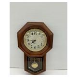 Wooden Regulator Wall Clock