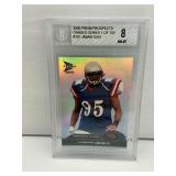 Jabari Issa Rookie Card 2000 Prism Prospects Beckett Graded Football