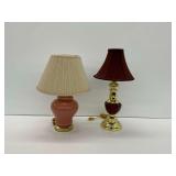 Two Different Design Table Lamps