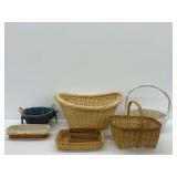 Eight Baskets Including Longaberger