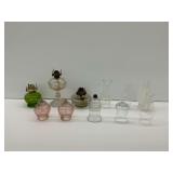 Oil Lamps and Glass Shades
