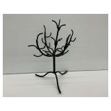 Black Metal Jewelry Display Tree
