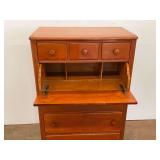 Vintage Wooden Secretary Chest