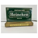 Heineken Beer Lighted Sign