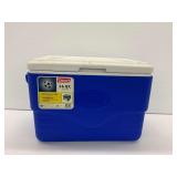 Coleman 36 Quart Blue and White Cooler