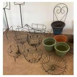 Garden Planters and Metal Plant Holders