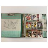 NFL Football Trading Cards in Binder...11 Pages