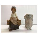 Two Lladro Porcelain Figurines