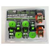 New Grip Deluxe Ratchet Tie Down Set