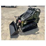 Unused ZJZ Mini Skid Steer Green