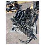 Set of 9 Mini Excavator Attachments ... See Photos & description