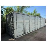 40 ft. One Time Use High Cube (HC) 5-Door Shipping Container at our 534 West Grand Avenue, Beloit location ... Buyer is Responsible for Delivery Fee