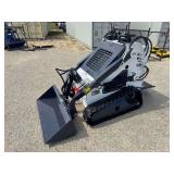 Unused ZJZ Mini Skid Steer White