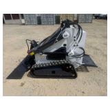 Unused ZJZ Mini Skid Steer White