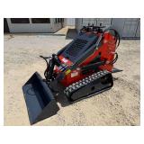 Unused ZJZ Mini Skid Steer Red