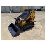Unused ZJZ Mini Skid Steer Yellow