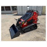 Unused ZJZ Mini Skid Steer Red