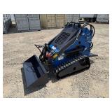 Unused ZJZ Mini Skid Steer Blue
