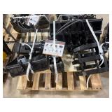 Unused AGT Mini Excavator Attachment Pallet Set of 9