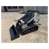 Unused ZJZ Mini Skid Steer White