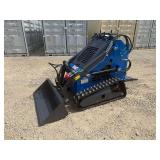 Unused ZJZ Mini Skid Steer Blue
