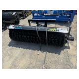 Unused MOWER KING Skid Steer Angel Broom