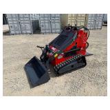 Unused ZJZ Mini Skid Steer Red