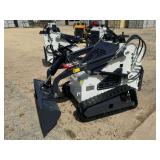 Unused ZJZ Mini Skid Steer White