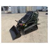 Unused ZJZ Mini Skid Steer Green