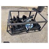 Mower King Skid Steer Auger ... 6in,12in,14in,Augers