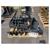 Set of 9 Mini Excavator Attachments ... See Photos & description