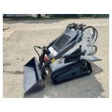 Unused ZJZ Mini Skid Steer White