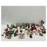 Holiday Ornaments and Village Buildings