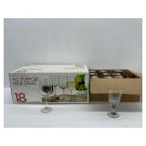 Glassware Sets with Storage Boxes