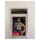 1981 Topps Kareem Abdul-Jabbar Graded Card