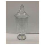 Clear Glass Apothecary Jar with Lid