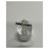 Signed Pandora Sterling Silver Multi CZ Gemstone Ring, Size 8.25