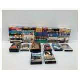 VHS Tapes Featuring Movies and Television