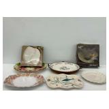 Decorative Ceramic and Glass Serving Platters