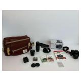 Canon EOS 60D Camera with Lenses and Tough Traveler Bag