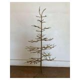 Gold Glitter Ornament Tree