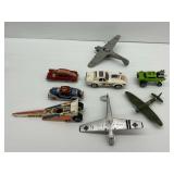 Die Cast Cars and Airplanes