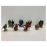 Dragon Figurines from The Wrath Of Greed Collection...one damaged