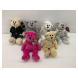(6) Signature Series Classic Collectcritters Stuffed Bears with Tags